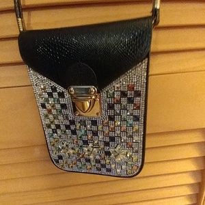 Black embelished crossover